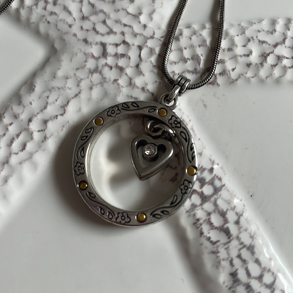 Brighton Tiny Heart Encapsulated By Fancy Engrave… - image 2